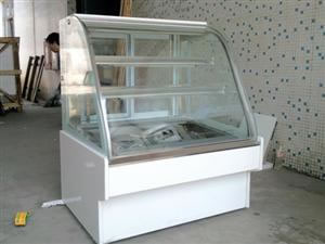 Curved Glass Cake Display Fridge