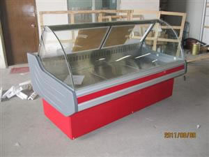 Vitrina expositora para comida caliente